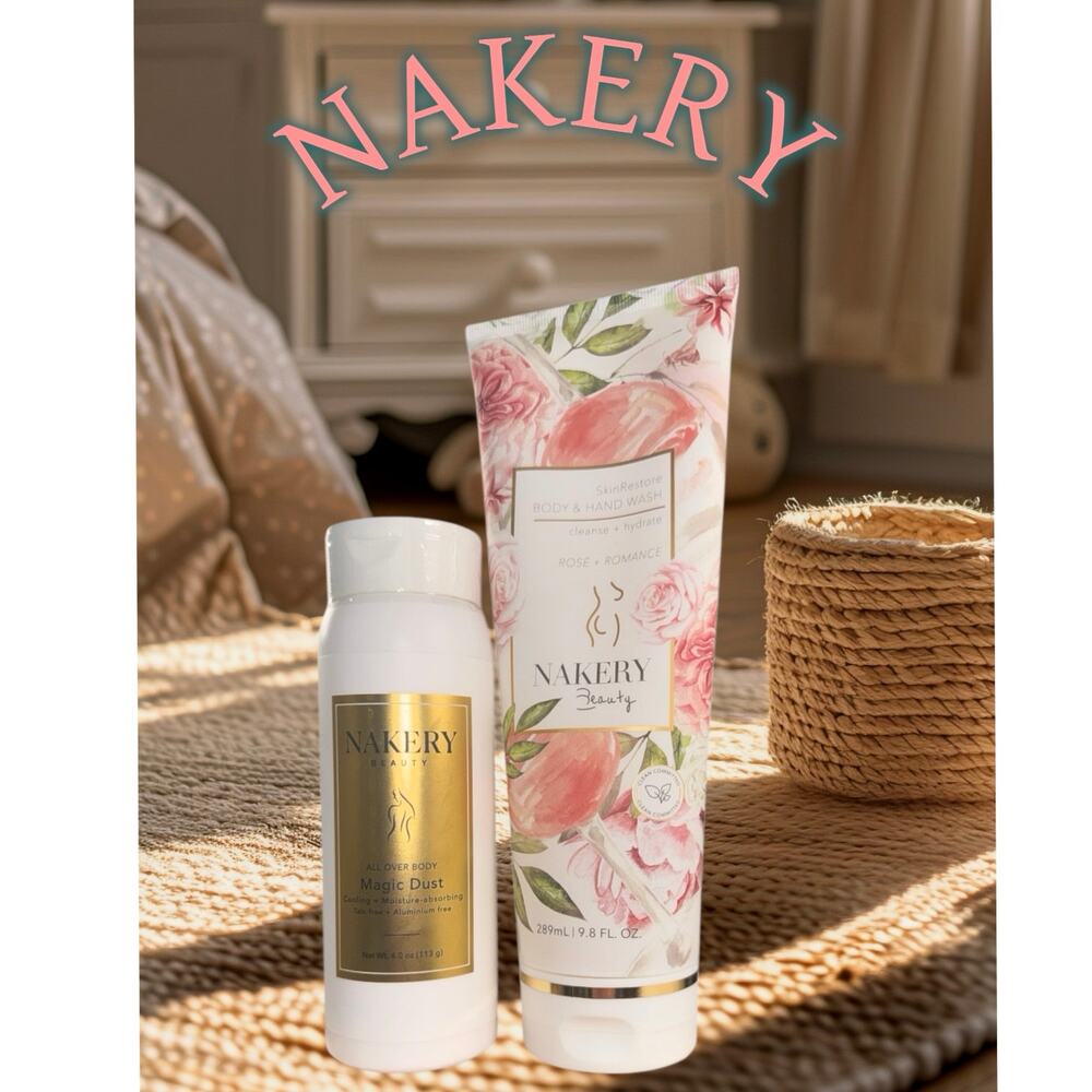 NAKERY Beauty ™ Bundle (includes SkinRestore Hand & Body Wash) and (Body Powder)